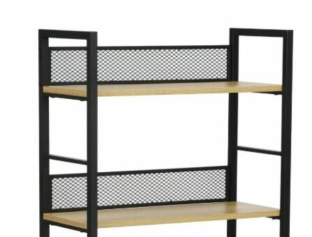 Стеллаж SIGNAL RAW R6 дуб/черный