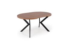 Стол обеденный HALMAR PERONI орех/черный 100-250/100