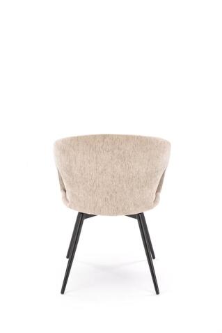 Стул HALMAR K550 бежевый/черный