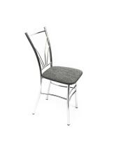 Стул ВВР Соната серый/хром, рогожка
