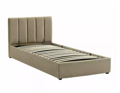 Кровать SIGNAL MONTREAL Velvet Bluvel 28 бежевый, 90/200