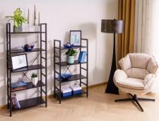 Стеллаж SIGNAL LOFT R4 черный 115/60