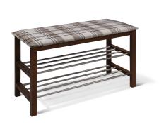 Банкетка Sheffilton SR-0628-TP артикул Б-3 темный орех/коричневый scotch