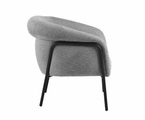 Кресло SIGNAL CLOVER Brego 07 серый/черный