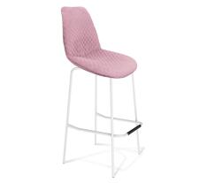 Стул барный Sheffilton SHT-ST29-C22/S29 розовый зефир/белый муар