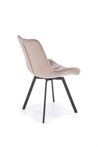 Стул HALMAR K519 бежевый/черный, поворотный