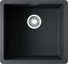 Кухонная мойка Omoikiri Kata 44-U-BL Artgranit/черный Кухонная мойка Omoikiri Kata 44-U-BL Artgranit/черный