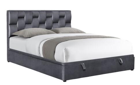 Кровать HALMAR ANNABEL серый, 160/200