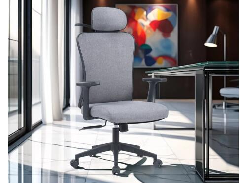 Кресло компьютерное SIGNAL Q080M серый/черный