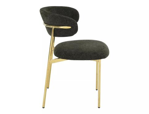 Стул SIGNAL ELTON Raven 78 оливковый/золотой