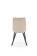 Стул HALMAR K561 бежевый/черный