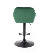 Стул барный HALMAR H103 темно-зеленый/черный Стул барный HALMAR H103 темно-зеленый/черный