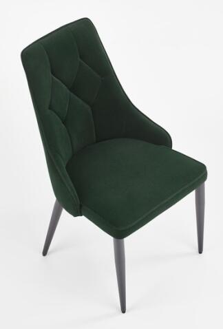 Стул HALMAR K365 темно-зеленый/черный