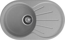Кухонная мойка GRANFEST RONDO R-750L серый