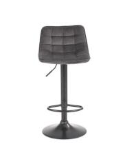 Стул барный HALMAR H95 серый/черный