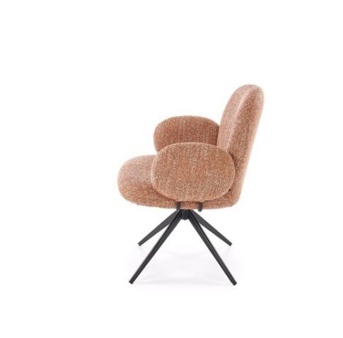 Стул HALMAR K568 корица/черный, поворотный