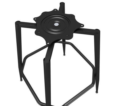 Каркас стула возвратно-поворотный Sheffilton SHT-S1480-VP черный муар