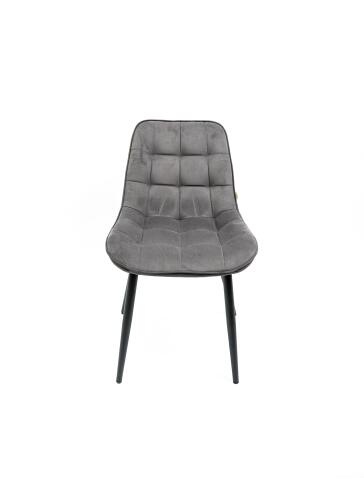 Стул ВВР Бостон графит/черный, велюр