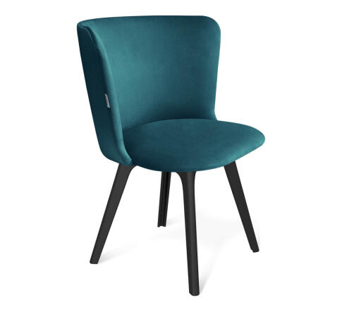 Стул Sheffilton SHT-ST36/S195 альпийский бирюзовый/черный
