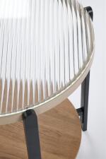 Стол журнальный HALMAR KAMALA S натуральный/черный