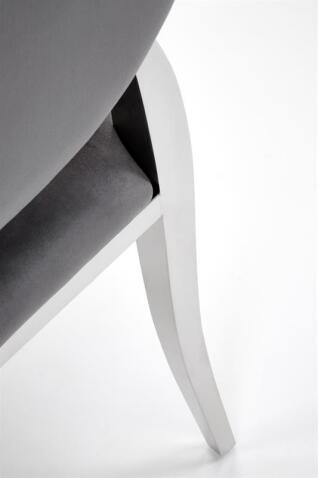 Стул HALMAR K555 серый/серебряный