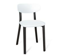Стул Sheffilton SHT-S85-2  белый/черный