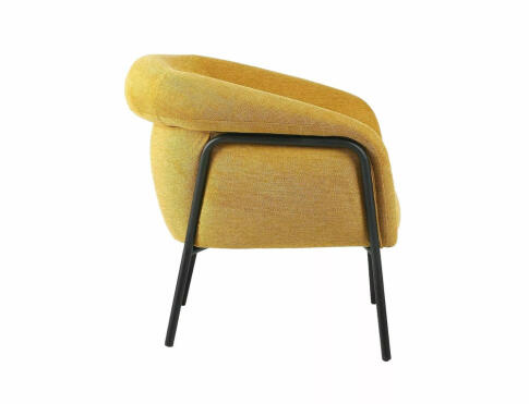 Кресло SIGNAL CLOVER Brego 68 карри/черный