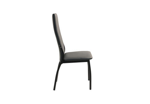 Стул ВВР Оскар Серый/черный, экокожа