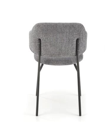 Стул HALMAR K497 светло-серый/черный