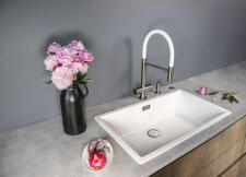 Смеситель для кухни Omoikiri Kanto BN WH нержавеющая сталь