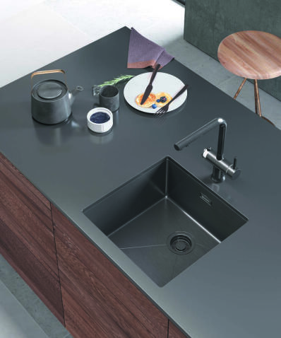 Кухонная мойка из нержавейки Omoikiri Taki 44-U/IF-GB графит