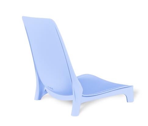 Стул Sheffilton SHT-S75 голубой/белый муар