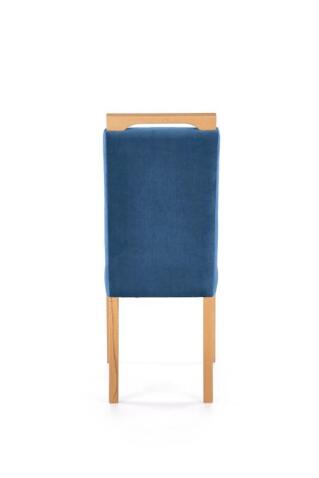 Стул HALMAR CLARION Monolith 77 синий/дуб медовый
