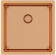 Мойка кухонная AQUASANITA Steel DER 100 X-C copper