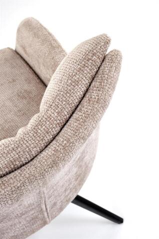 Стул HALMAR K540 бежевый/черный, поворотный