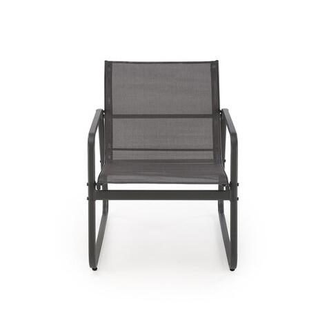 Комплект HALMAR CONOR (софа + 2 кресла + стол журнальный) темно-серый/светло-серый