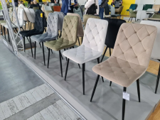 Стул SIGNAL JERRY Velvet Bluvel 77 оливковый/черный