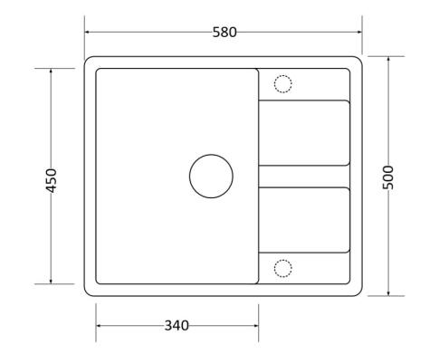 Мойка ZORG Apollo 58 песчаный берег