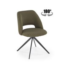 Стул HALMAR K546 оливковый/черный, поворотный