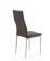 Стул HALMAR K70 темно-коричневый/хром