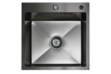 Кухонная мойка из нержавейки BLANTEK LS-5050HN Honeycomb Nano black (+ 500B40B) Кухонная мойка из нержавейки BLANTEK LS-5050HN Honeycomb Nano black (+ 500B40B)