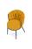 Стул HALMAR K516 горчичный/черный