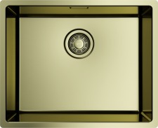 Кухонная мойка из нержавейки Omoikiri Tadzava 54-U/I-LG Ultra светлое золото