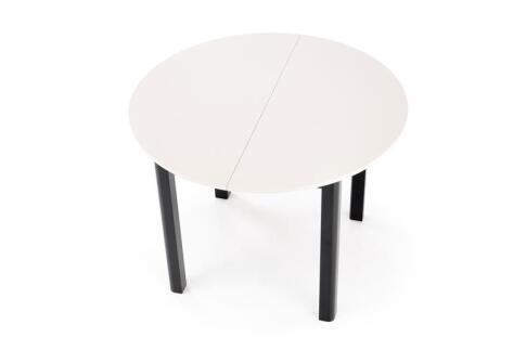 Стол обеденный HALMAR RINGO кашемир/черный 102-142/102