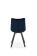Стул HALMAR K332 синий/черный