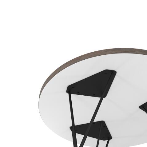 Стол журнальный Sheffilton SHT-CT29 хромикс бронза/черный муар