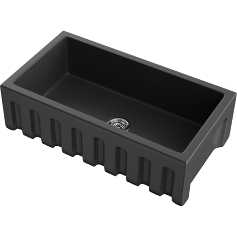 Кухонная мойка из керамики Omoikiri Mikura 83-BL Natceramic/черный