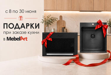 Мойка и вытяжка в подарок!