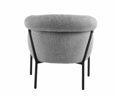 Кресло SIGNAL CLOVER Brego 07 серый/черный