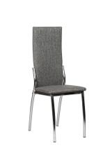 Стул ВВР Оскар серый/хром, рогожка